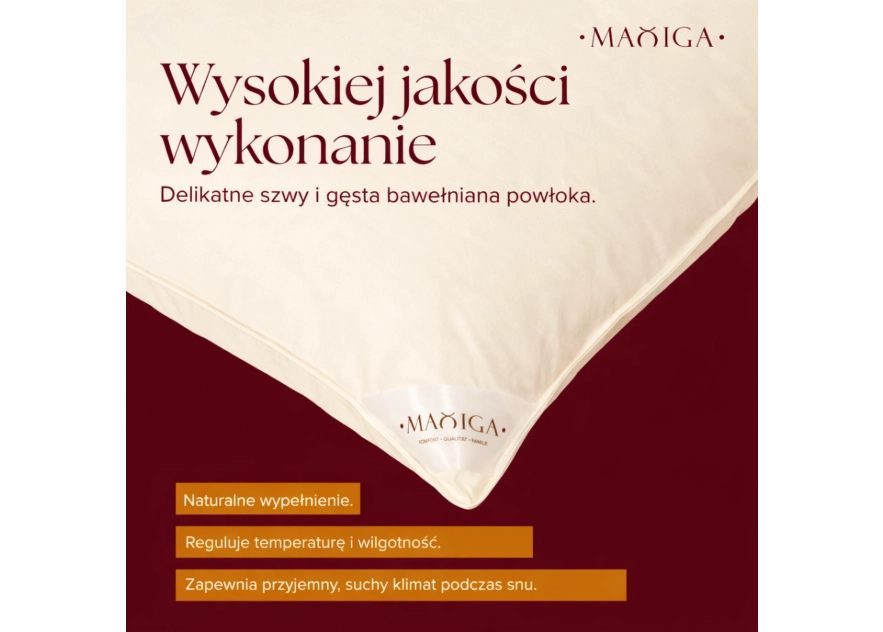 PODUSZKA PÓŁPUCHOWA 40x40 BEŻOWA ANTYALERGICZNA MIĘKKA 100% BAWEŁNA PODUSZKA PÓŁPUCHOWA 40x40 BEŻOWA ANTYALERGICZNA MIĘKKA 100% BAWEŁNA